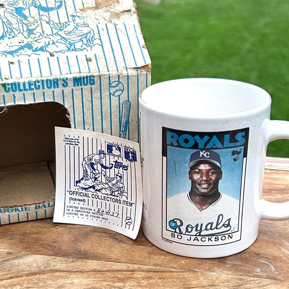 Topps Royals Bo Jackson Baseball Rookie Card Mug Numbered Limited Edition - Picture 13 of 13